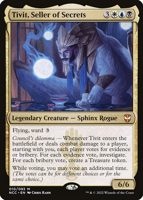 Magic the Gathering Card - Tivit, Seller of Secrets - MTG Circle