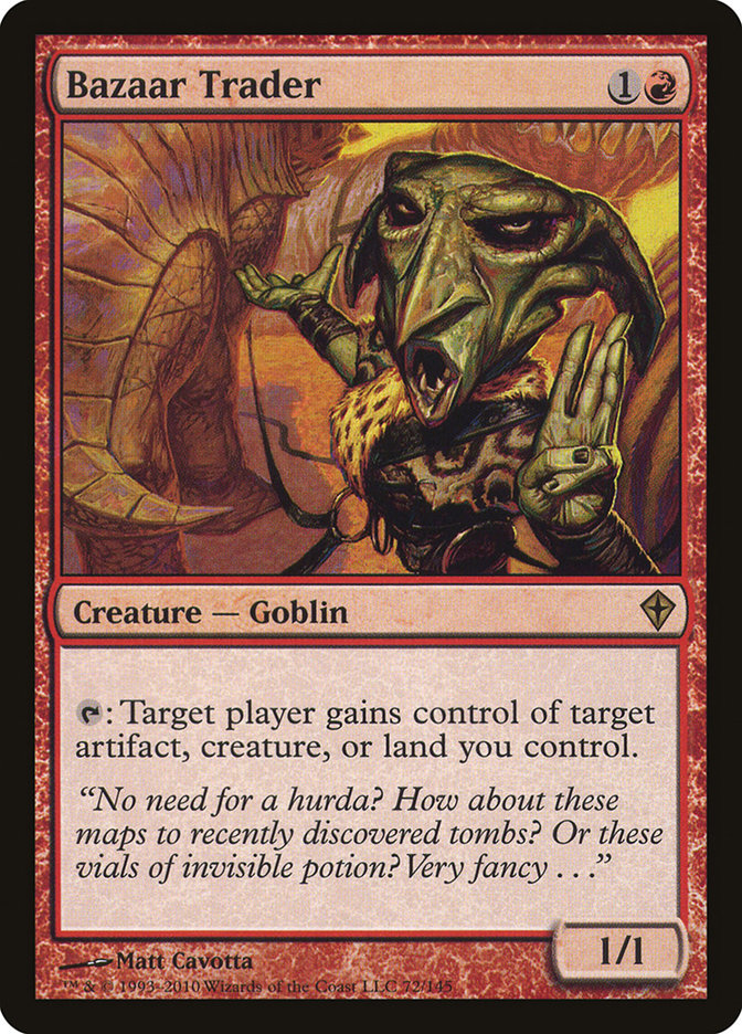Magic the Gathering Card - Bazaar Trader - MTG Circle