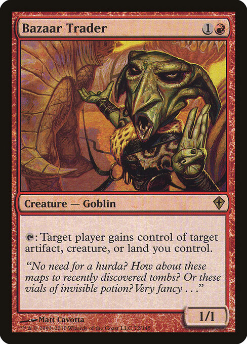 Magic the Gathering Card - Bazaar Trader - MTG Circle