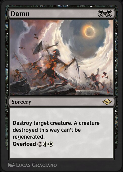 Magic the Gathering Card - Damn - MTG Circle