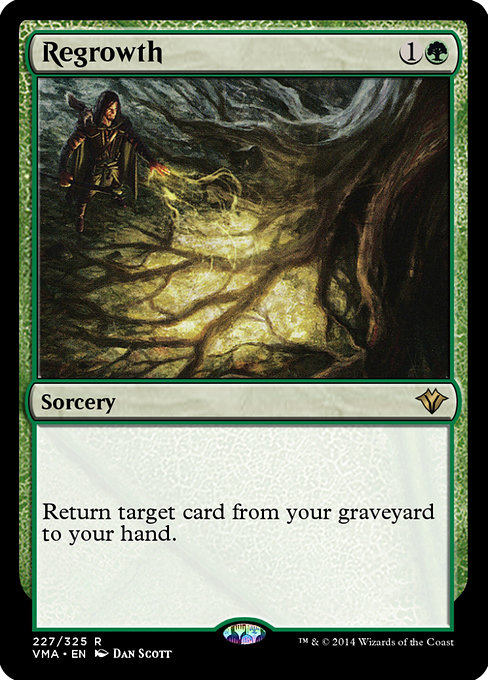 Magic the Gathering Card - Regrowth - MTG Circle