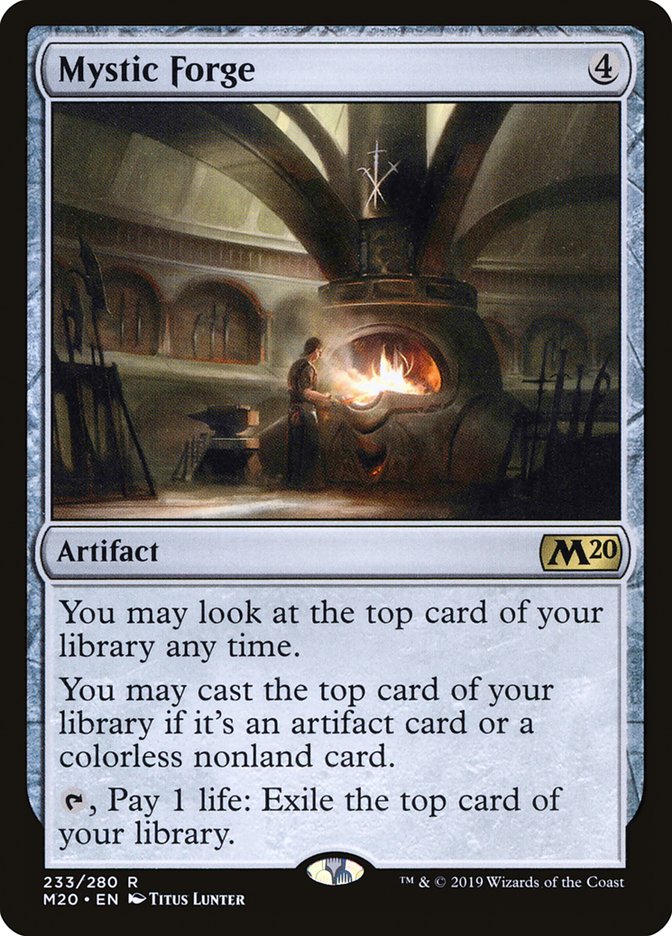 Magic the Gathering Card - Mystic Forge - MTG Circle