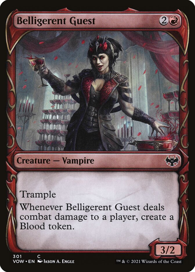 Magic the Gathering Card - Belligerent Guest - MTG Circle
