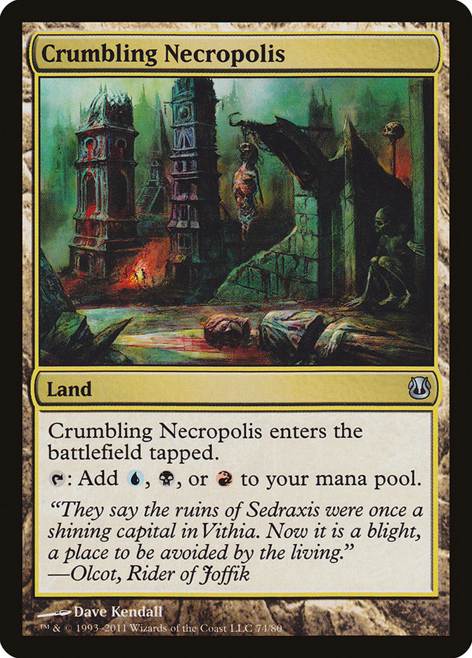 Magic the Gathering Card - Crumbling Necropolis - MTG Circle