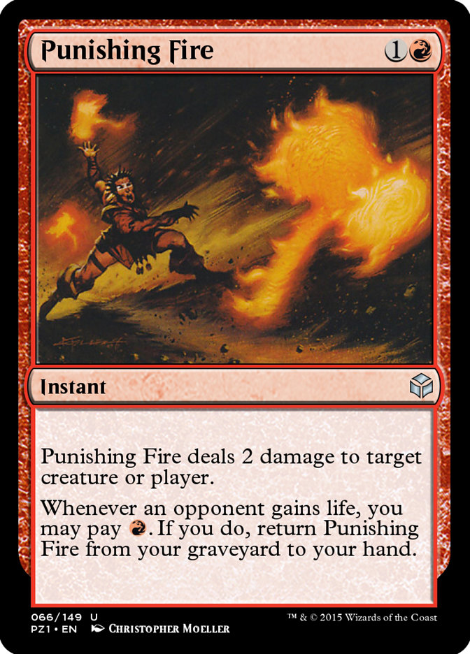 Magic the Gathering Card - Punishing Fire - MTG Circle