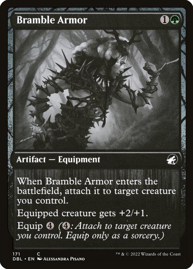 Magic the Gathering Card - Bramble Armor - MTG Circle