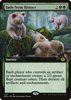 Magic the Gathering Card - Fade from History - MTG Circle
