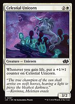 Magic the Gathering Card - Celestial Unicorn - MTG Circle