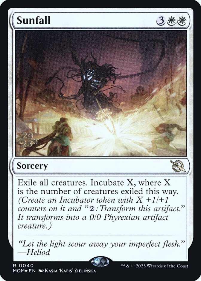 Magic the Gathering Card - Sunfall - MTG Circle