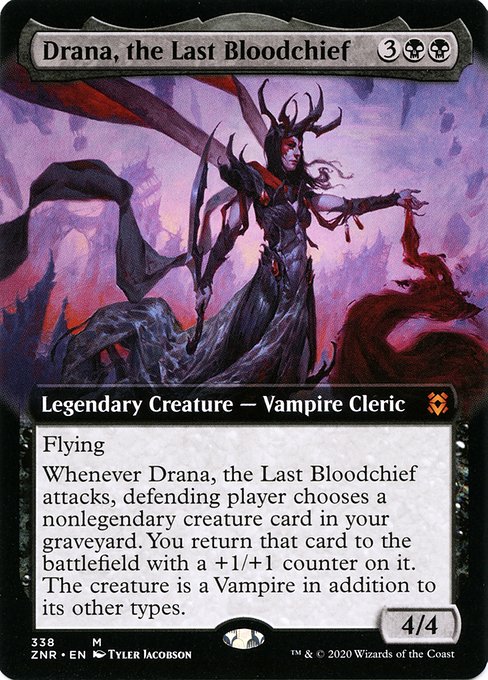 Magic the Gathering Card - Drana, the Last Bloodchief - MTG Circle