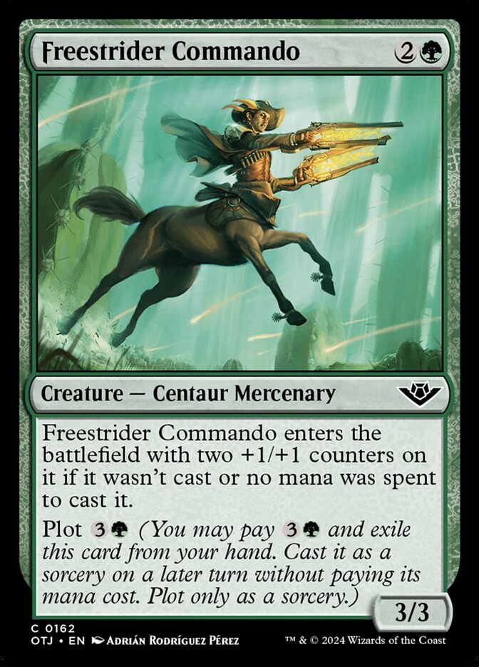 Magic the Gathering Card - Freestrider Commando - MTG Circle