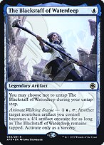 Magic the Gathering Card - The Blackstaff of Waterdeep - MTG Circle