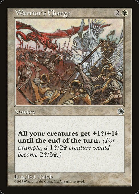 Magic the Gathering Card - Warrior's Charge - MTG Circle