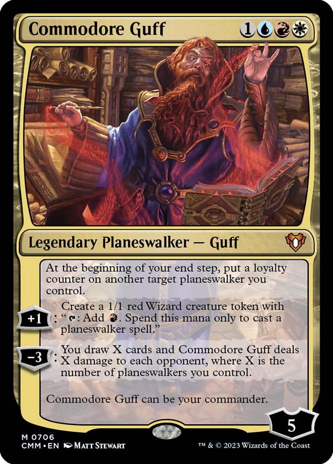 Magic the Gathering Card - Commodore Guff - MTG Circle