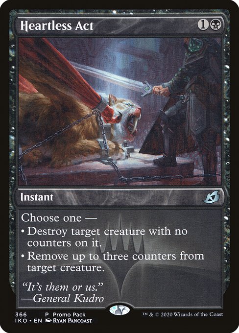 Magic the Gathering Card - Heartless Act - MTG Circle