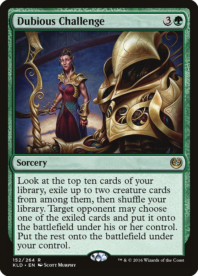 Magic the Gathering Card - Dubious Challenge - MTG Circle
