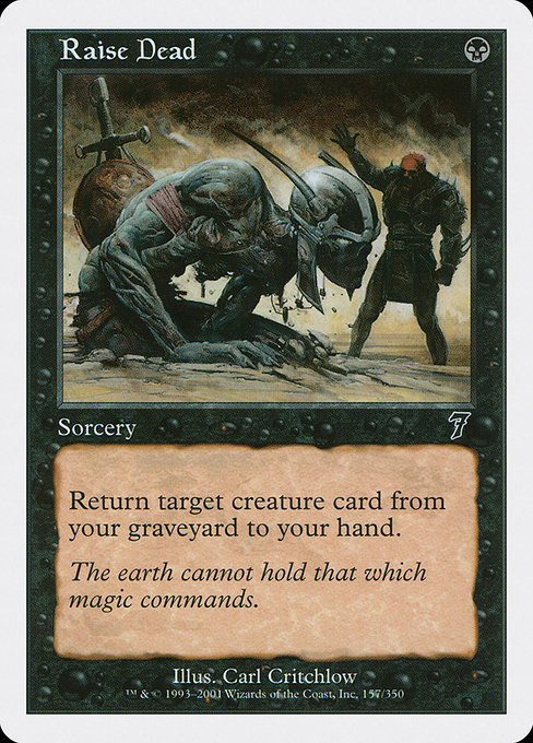Magic the Gathering Card - Raise Dead - MTG Circle