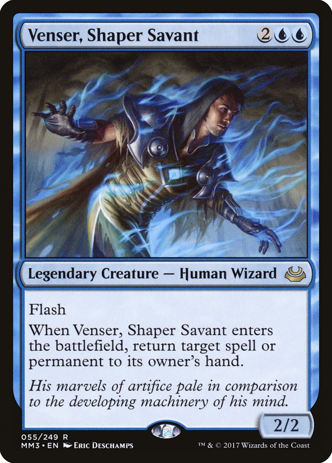 Magic the Gathering Card - Venser, Shaper Savant - MTG Circle