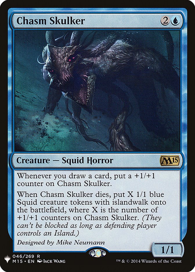 Magic the Gathering Card - Chasm Skulker - MTG Circle