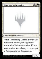 Magic the Gathering Card - Illuminating Detective - MTG Circle