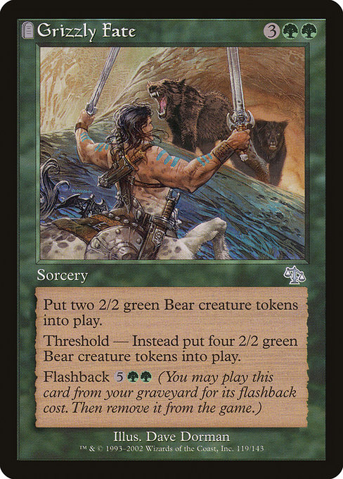 Magic the Gathering Card - Grizzly Fate - MTG Circle