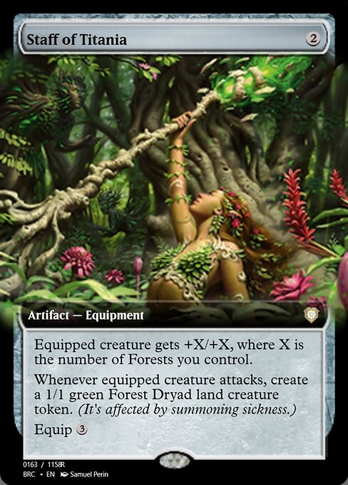 Magic the Gathering Card - Staff of Titania - MTG Circle