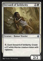 Magic the Gathering Card - Steward of Solidarity - MTG Circle