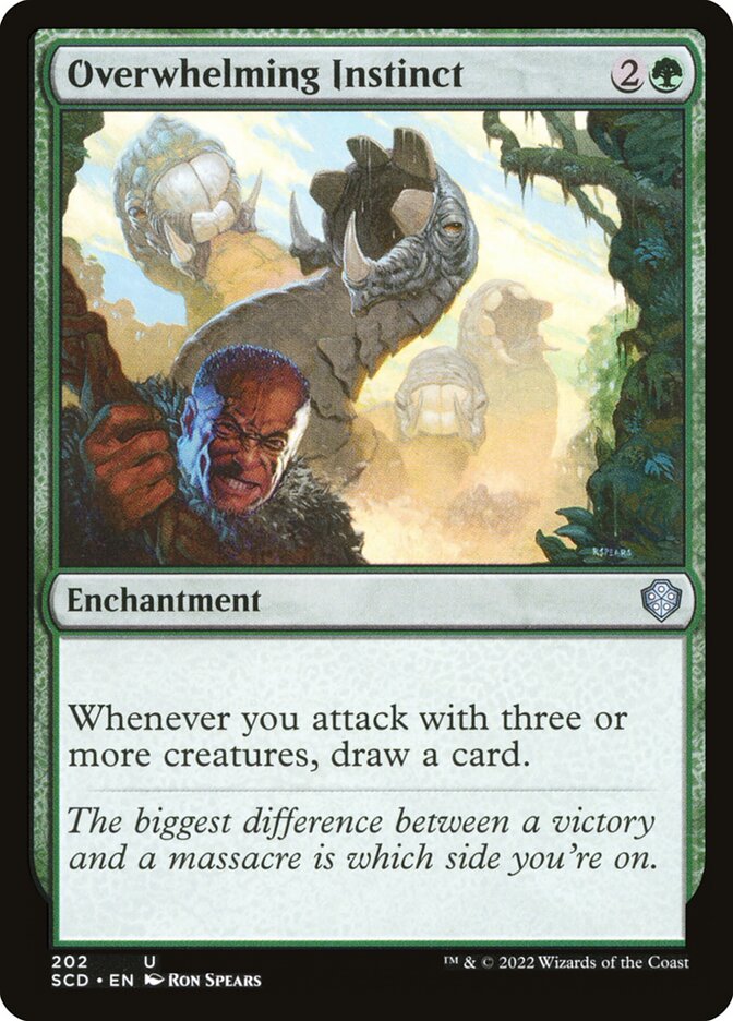 Magic the Gathering Card - Overwhelming Instinct - MTG Circle