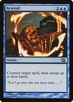 Magic the Gathering Card - Rewind - MTG Circle