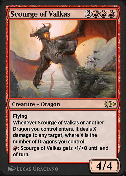 Magic the Gathering Card - Scourge of Valkas - MTG Circle
