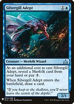 Magic the Gathering Card - Silvergill Adept - MTG Circle