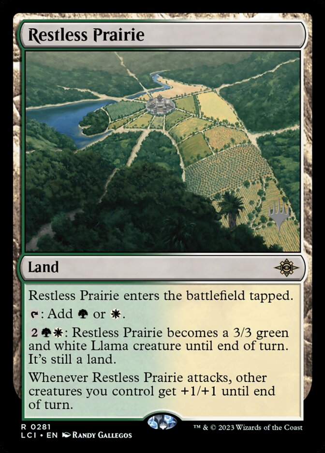 Magic the Gathering Card - Restless Prairie - MTG Circle