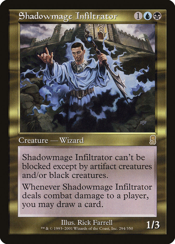Magic the Gathering Card - Shadowmage Infiltrator - MTG Circle