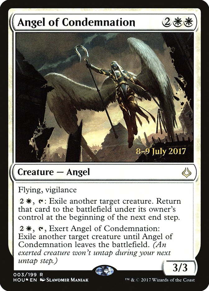 Magic the Gathering Card - Angel of Condemnation - MTG Circle