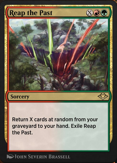Magic the Gathering Card - Reap the Past - MTG Circle