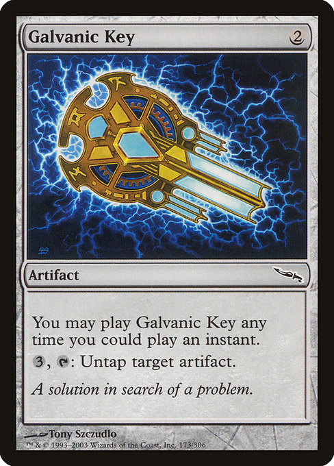 Magic the Gathering Card - Galvanic Key - MTG Circle