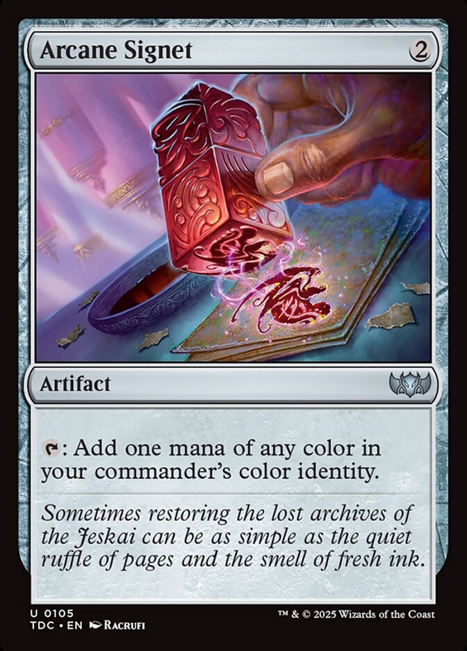 Magic the Gathering Card - Arcane Signet - MTG Circle