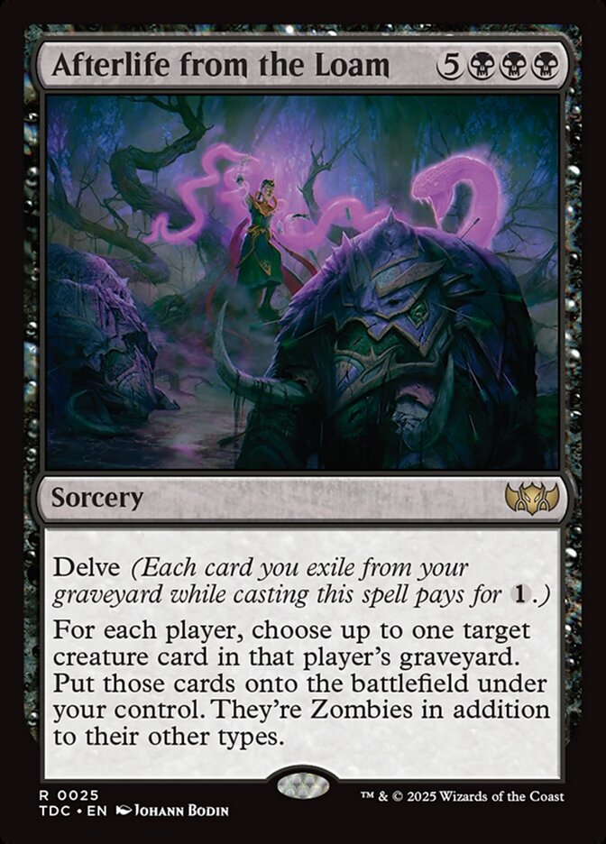 Magic the Gathering Card - Afterlife from the Loam - MTG Circle