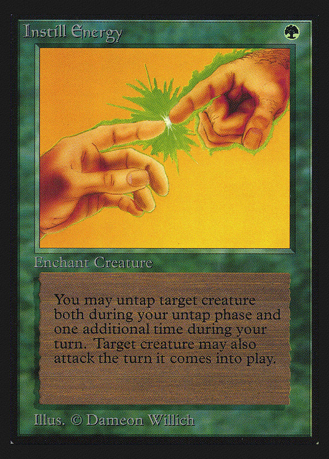 Magic the Gathering Card - Instill Energy - MTG Circle