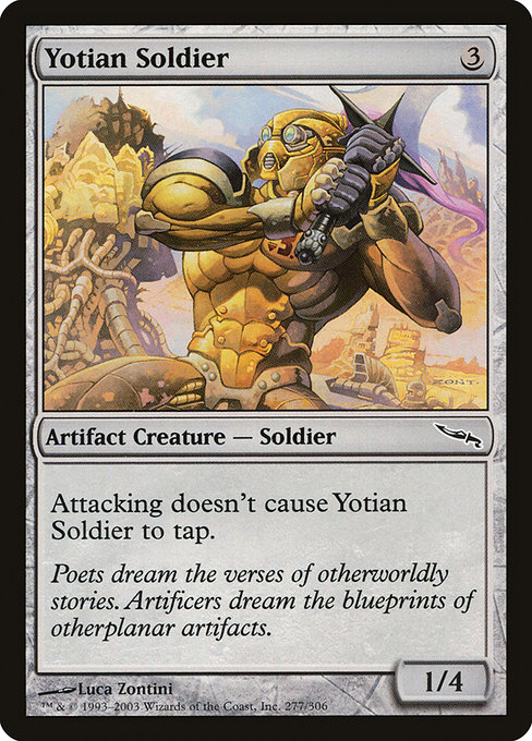 Magic the Gathering Card - Yotian Soldier - MTG Circle