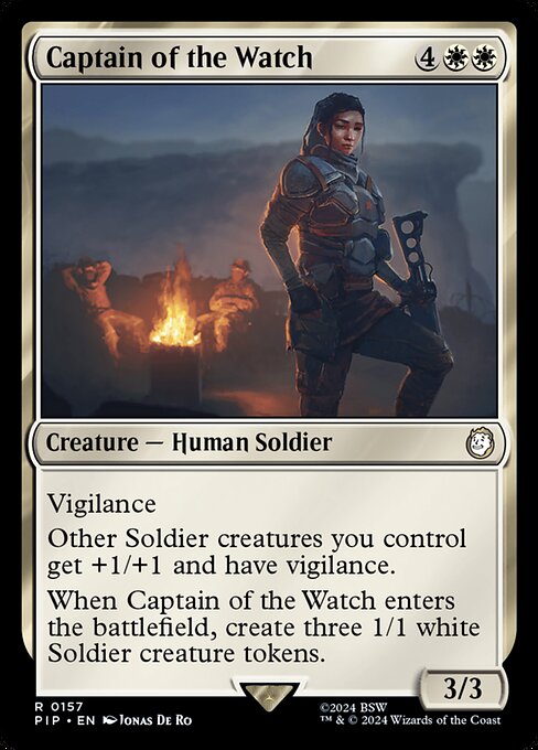 Magic the Gathering Card - Captain of the Watch - MTG Circle