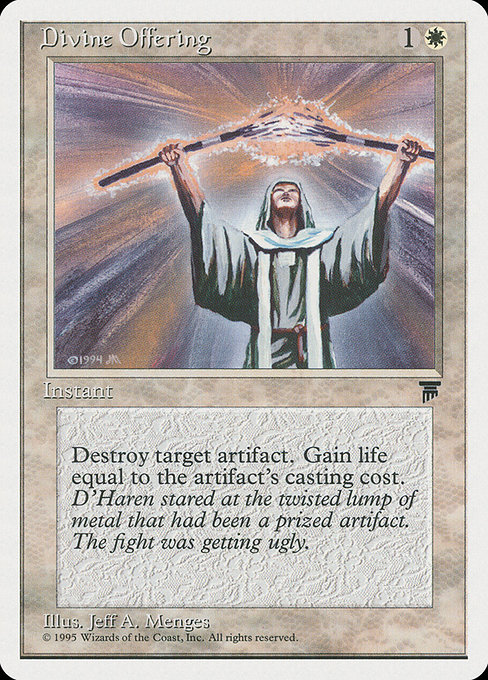 Magic the Gathering Card - Divine Offering - MTG Circle