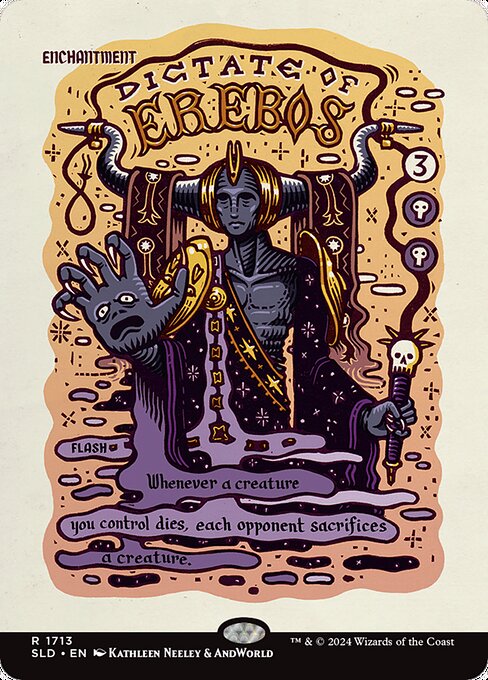 Magic the Gathering Card - Dictate of Erebos - MTG Circle