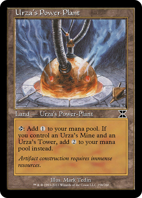 Magic the Gathering Card - Urza's Power Plant - MTG Circle