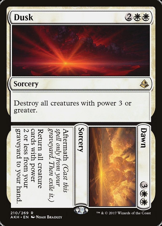 Magic the Gathering Card - Dusk // Dawn - MTG Circle