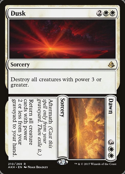 Magic the Gathering Card - Dusk // Dawn - MTG Circle