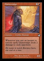 Magic the Gathering Card - Guttersnipe - MTG Circle