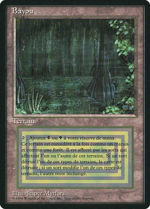 Magic the Gathering Card - Bayou - MTG Circle