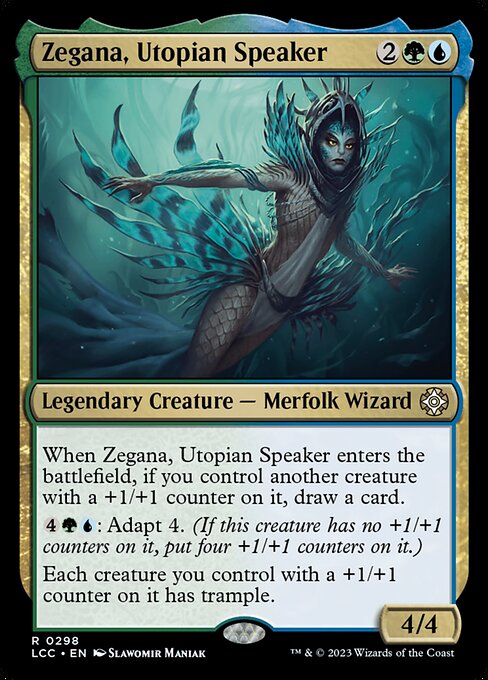 Magic the Gathering Card - Zegana, Utopian Speaker - MTG Circle