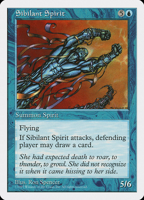 Magic the Gathering Card - Sibilant Spirit - MTG Circle